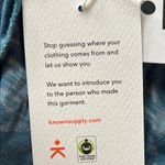 Blue and White Floral Kimono Swim Coverup Size XXL Photo 2