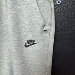 Nike Tech Light Gray Cropped Joggers with Black Accents Size 2X Photo 1