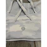Lululemon  Energy Bra Long Line Size 8 Incognito Camo Alpine White Multi Sporty Photo 5