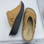 Alegria Klover Fawn Cream Adjustable Leather Slip-On Sandal Mules Size 40 9.5/10 Photo 5