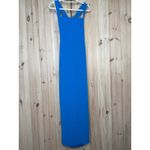Lulus NWT  Glamorous Dedication Blue Sleeveless Column Maxi Dress Gala Banquet S Photo 1