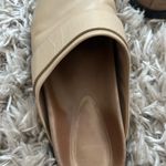 The Frankie Shop PORTE & PAIRE X  tan calf leather slip on clogs 37 mules Photo 2