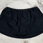 Island Escape Thigh Minimizing Swim Skirt Size 16W Black Lined New Photo 1