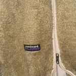 Patagonia  Los Gatos Fleece Vest Women's xl Beige Full Zip Collared Pockets Photo 2