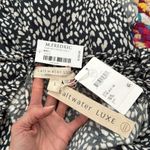 Saltwater Luxe NWT M. Fredric Indigo Gray & Ivory Open Back Slit Midi Dress Photo 3