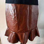 SheIn  faux leather skirt size m Photo 0