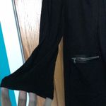 Phoebe Couture  Black Long Sleeve Pleaded Dress Photo 3