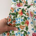 Farm Rio Tropical Romance Linen Blend Romper, Size M Photo 5