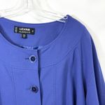 Levine Plus Size 24W Jacket Blue Cropped Dressy Career Church Cardigan 1704 Photo 3