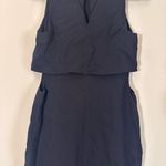 ZARA  black midi tank overlay cut outs dress size M Photo 7