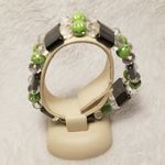 Green, Gray, & White Magnetic Bracelet Green Photo 2