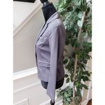 Petite Covington Essentials Blazer Jacket Women's S Gray Lined Single Breasted Photo 15