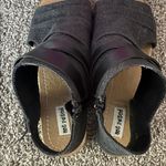 Not Rated  Black and Tan Strappy Sandals Photo 4