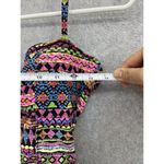 One Piece Pink Envelope Women's Swimsuit  Halter Sweetheart Size Small Backless Photo 8