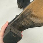 Free People  Brooks Black Leather Distressed Ankle Boots Womens 38 Fall Boho Photo 2