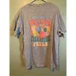 Boutique  Gray Emotions Feelings Short Sleeve Scoop Neck T-shirt 3XL NWOT Photo 4