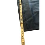 carole little Black 100% Genuine Leather Fully Lined Pants Size 14 Photo 6