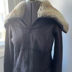 Free People Rare  Full Zipper Long Style Fur Trimmed Collar Lightweight Jacket Photo 6
