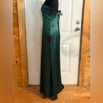 Lulus Emerald Green Strapless Maxi Dress with slit size Medium NWT Photo 3