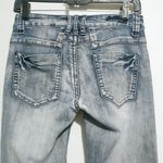 Bubblegum  washed denim
Crop ankle zip
Size 5/6 Photo 3