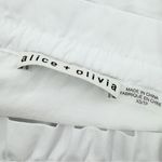Alice + Olivia Alice +‎ Olivia Paolo Smocked Off Shoulder Tunic Dress White XS Mini Cotton Photo 10