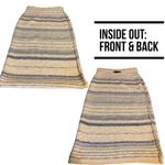 VINTAGE 1990'S LIZ SPORT YELLOW, GRAY & WHITE PENCIL SWEATER SKIRT (M) Yellow Size M Photo 9