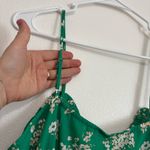 Lush Clothing Green floral lush women’s tank top spaghetti strap shirt size large Photo 4