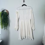 Free People NEW  FP One Paige Mini Dress Sand Sable XS Oversize Cowgirl Off White Photo 10