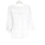 J. McLaughlin NWT  Cotton Estella Blouse White Size S Photo 4