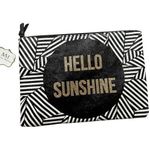 Hello sunshine cosmetic toiletry bag Black Size OS Photo 0