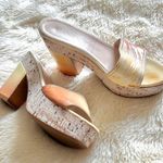 Prada Patent Leather Ombré Cork Platform Heels Photo 7