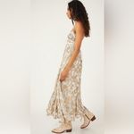 Free People  Charlie Bustier Metallic Floral Maxi Dress Photo 4
