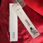 AQUA Bloomingdale’s Two Button Long Coat in Red, Size S, New w/Tag $178 Photo 9