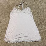 Elegant Cream Lace Trim Nightgown Size L Photo 4