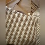 Strut & Bolt Herringbone Sleeveless Dress Taupe white size M Photo 10
