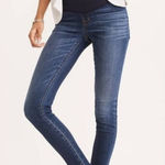 Madewell Dark Wash Maternity Skinny Jeans Photo 0
