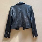 Guess  Leather Jacket Black Photo 2