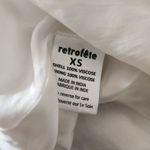 Retrofete Gabrielle Robe Dress in White Sequins Size XS Long Sleeve Wrap Belt Photo 9