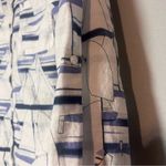 Charter Club  Button Up Shirt Linen Cotton White Sailboats Nautical Size XL Photo 7