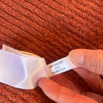 Madewell Pink and Cream cropped Cardigan sweater. Size XS Photo 4