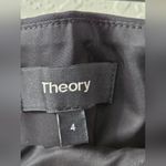 Theory  Black Straight Dress Pants Size 4 Photo 3