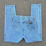 Wrangler Ladies 90s Light Wash High Rise Wedgie Fit Taper Leg Jeans 14MWZ 13x32 Photo 1