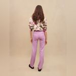 Maje Women’s Virgin Wool Blend Suit Trousers Pastel Mauve NWT Size 38 (US M) Photo 3