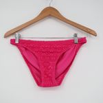 Ralph Lauren Lace Bikini Set Women Small Pink Lined Ruffle Detail Swimwear Beach Photo 2
