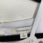 Francesca's Woman's L‎ White Lace Sheath Dress High Neck Spring Dance Homecoming Size L Photo 3