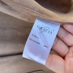 Gracia  Faux Suede Fringed Boho Cut Out Vest medium Photo 3