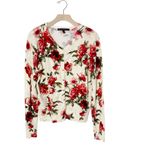 White House | Black Market WHBM Rose Floral Cardigan Photo 2