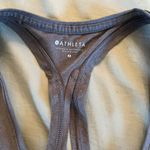 Athleta  Medium Limitless Heather Keyhole Tank Athletic Top Cut Out Gray Photo 2