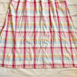 Nordstrom Linen Sleeveless Tie Back Plaid Midi Dress Size 3X NWOT Photo 6