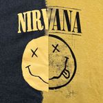 Nirvana Nevermind Grunge Band Split Dye Oversized Hoodie Size Extra Large Photo 1